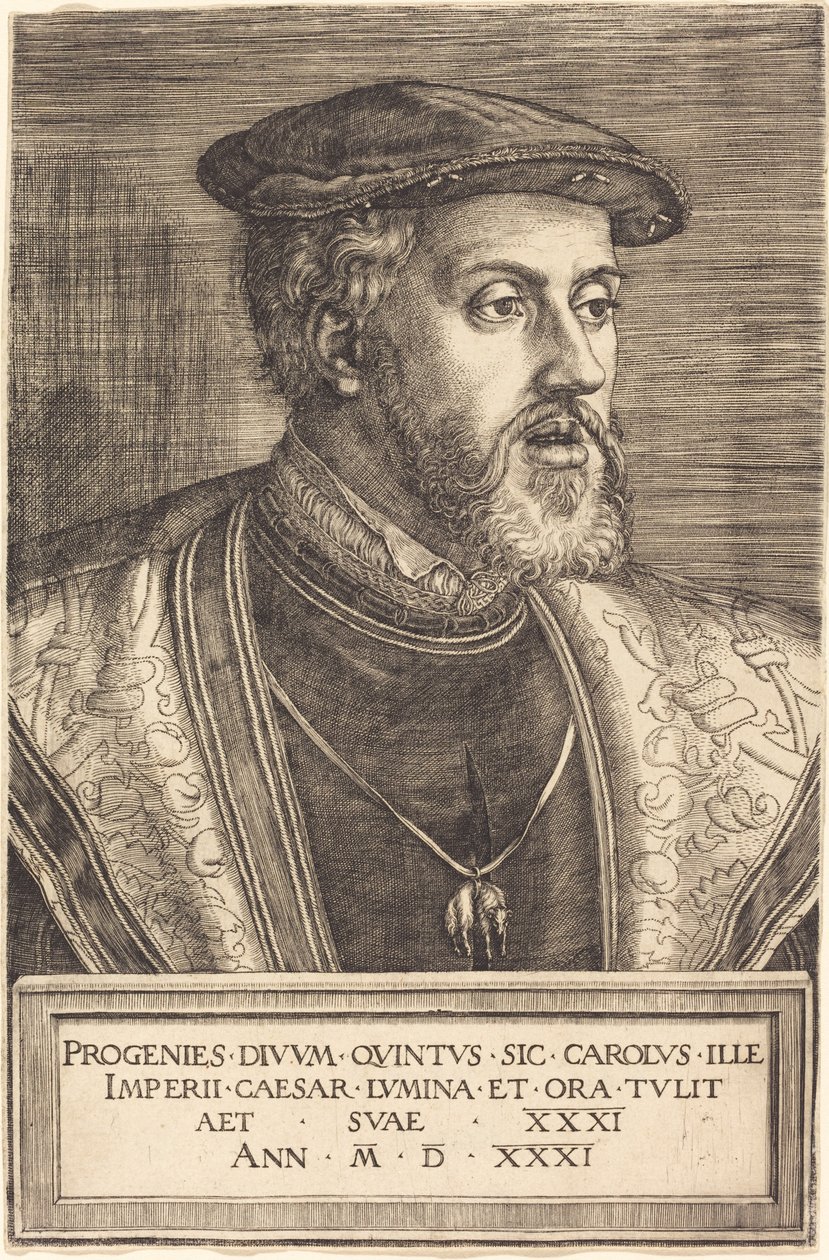 Císař Karel V od Barthel Beham