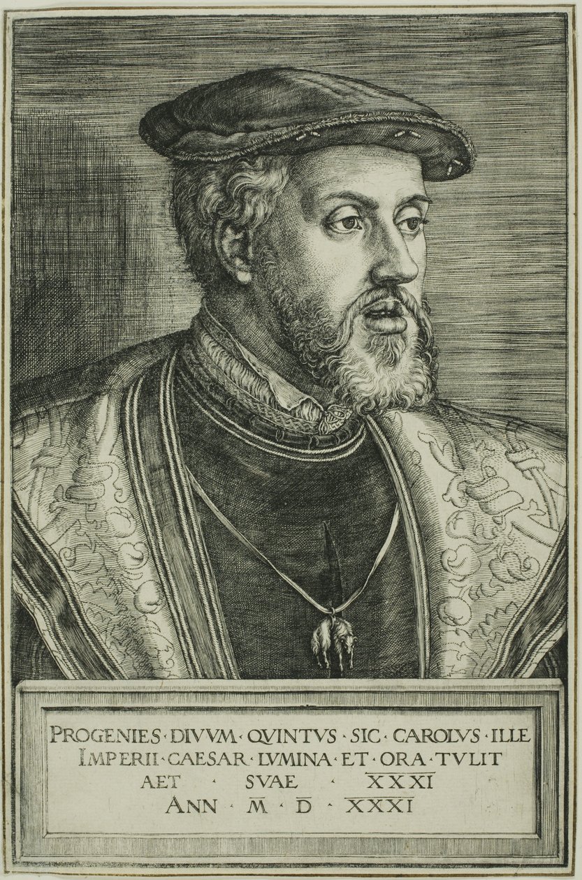 Císař Karel V od Barthel Beham