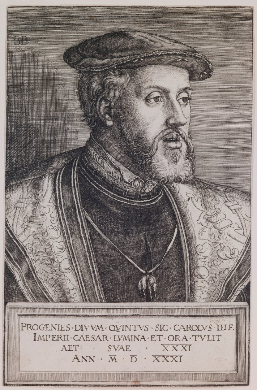 Císař Karel V. od Barthel Beham