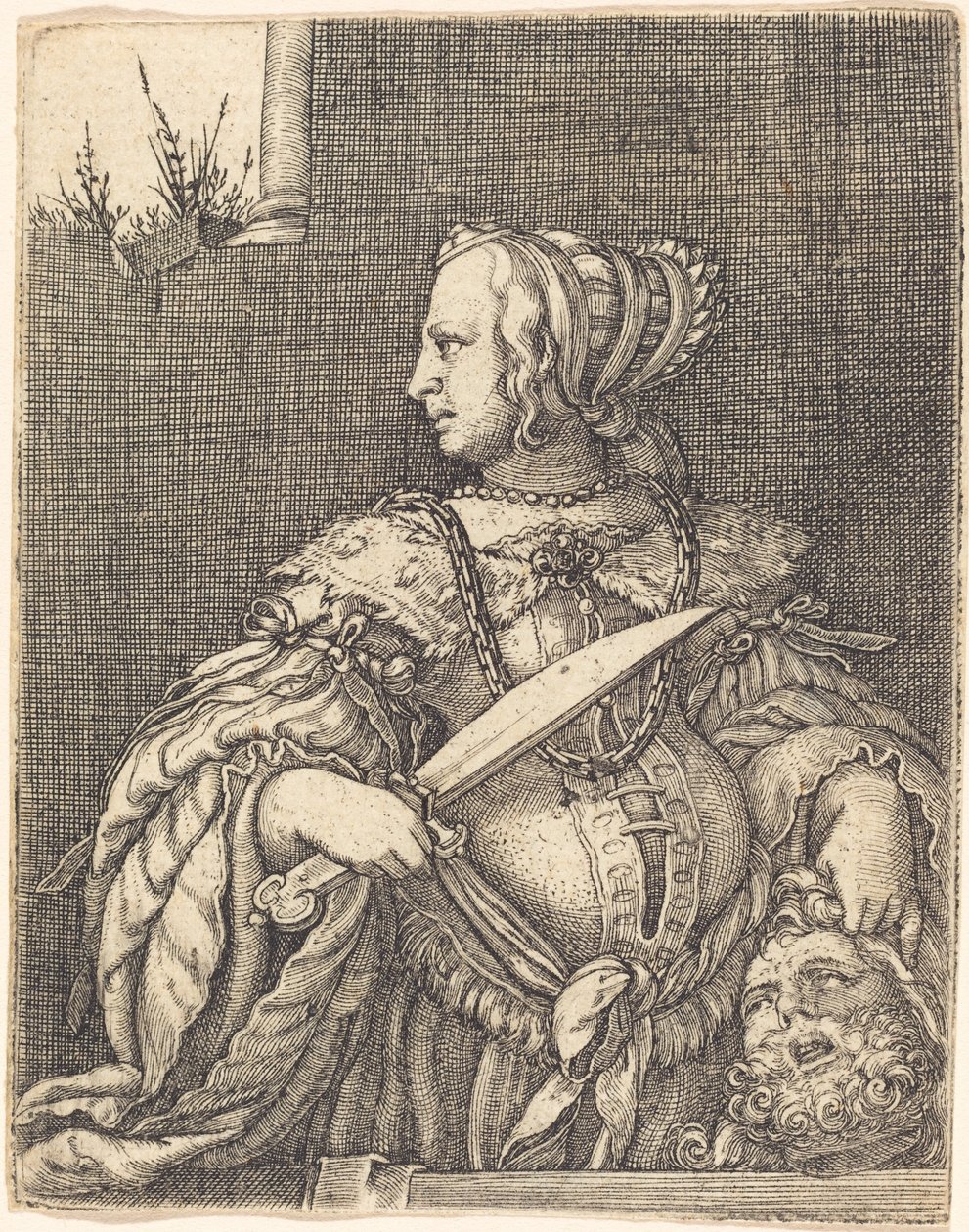 Judith s hlavou Holoferna od Barthel Beham