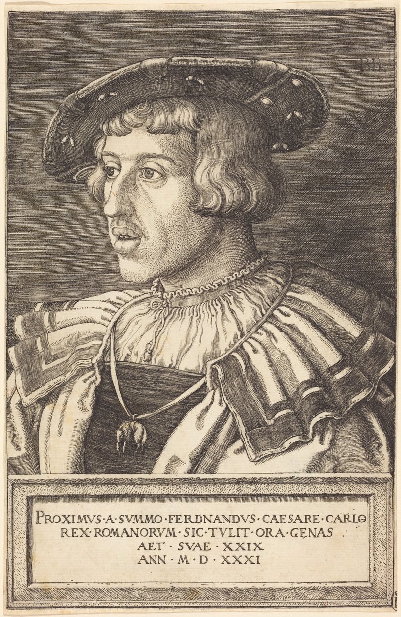 Král Ferdinand I. od Barthel Beham