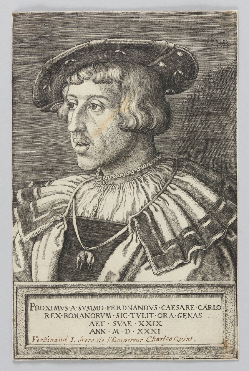 Portrét císaře Ferdinanda I. od Barthel Beham