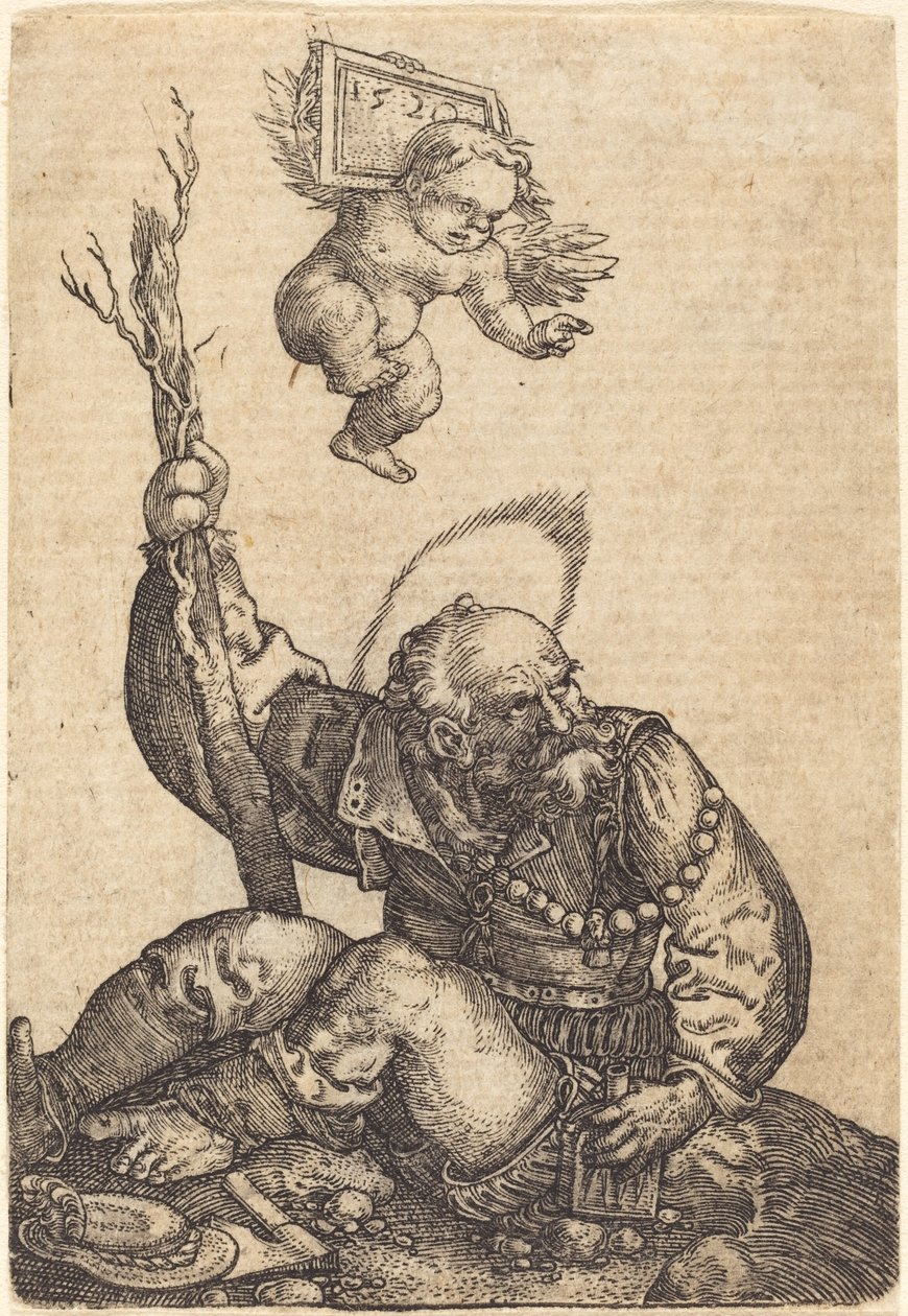 Svatý Kryštof od Barthel Beham