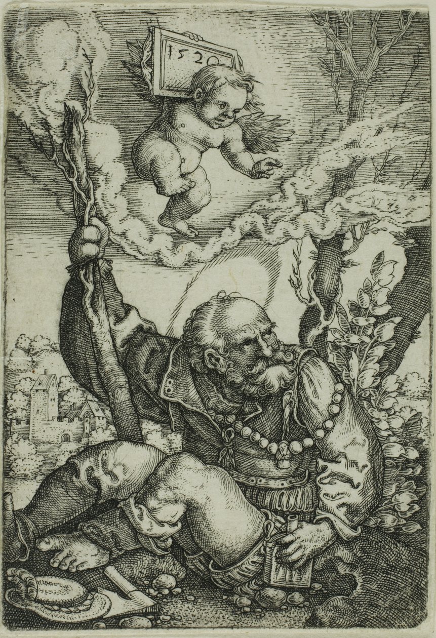 Svatý Kryštof od Barthel Beham