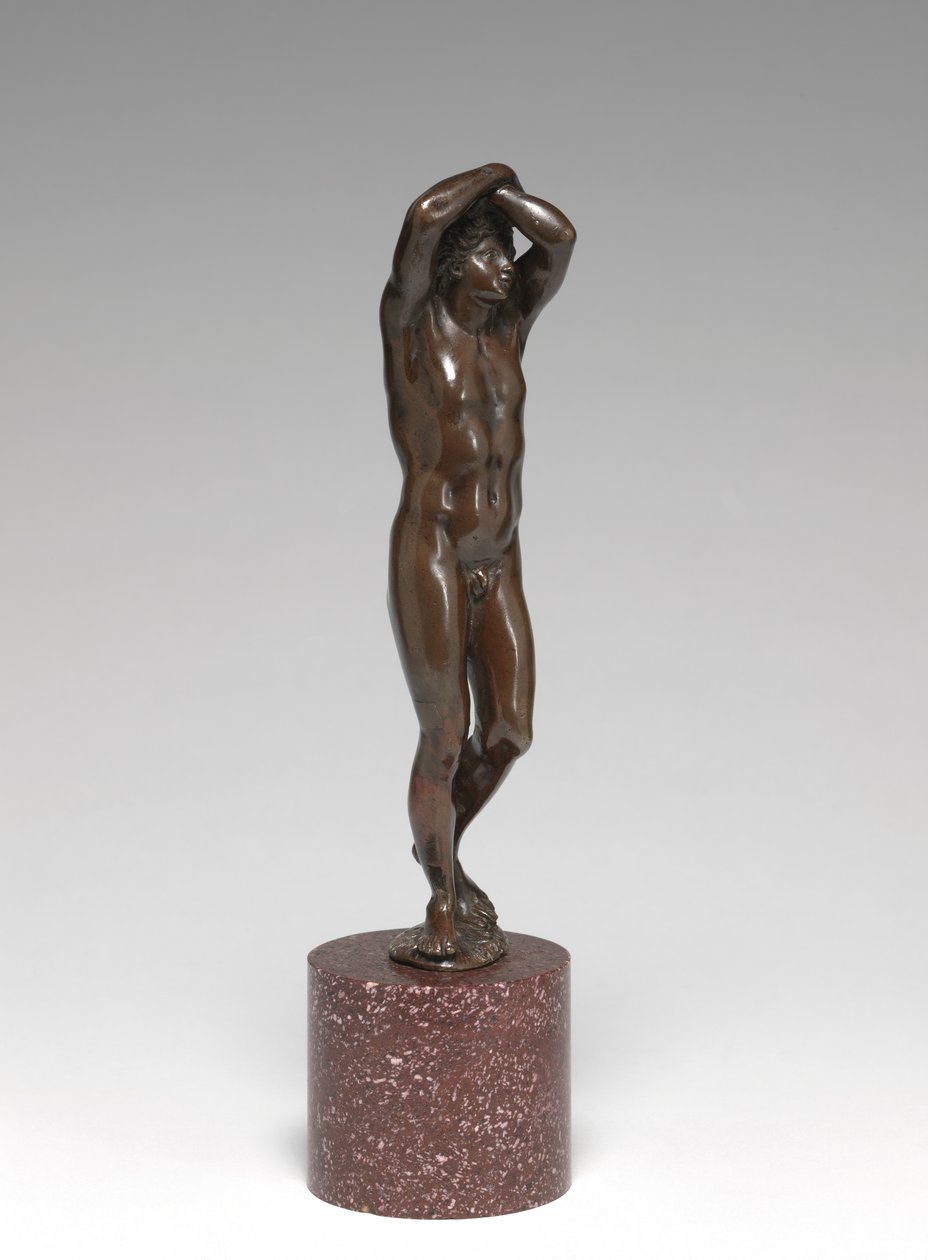 Stálé mládí, známé jako Narcis, kolem roku 1650 (měď a bronz) od Barthelemy Prieur