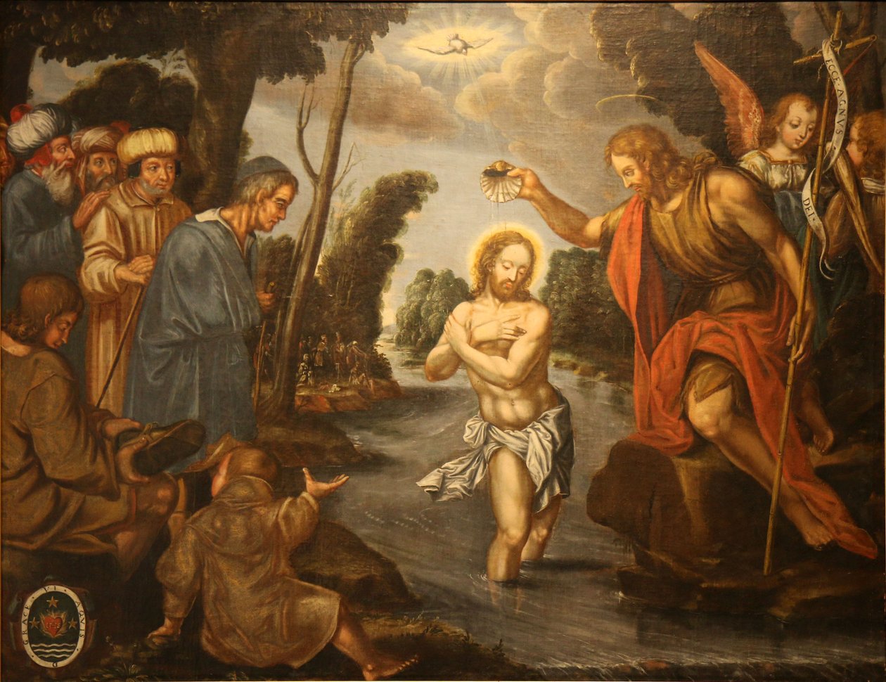 Křest Kristův od Barthélemy Parrocel