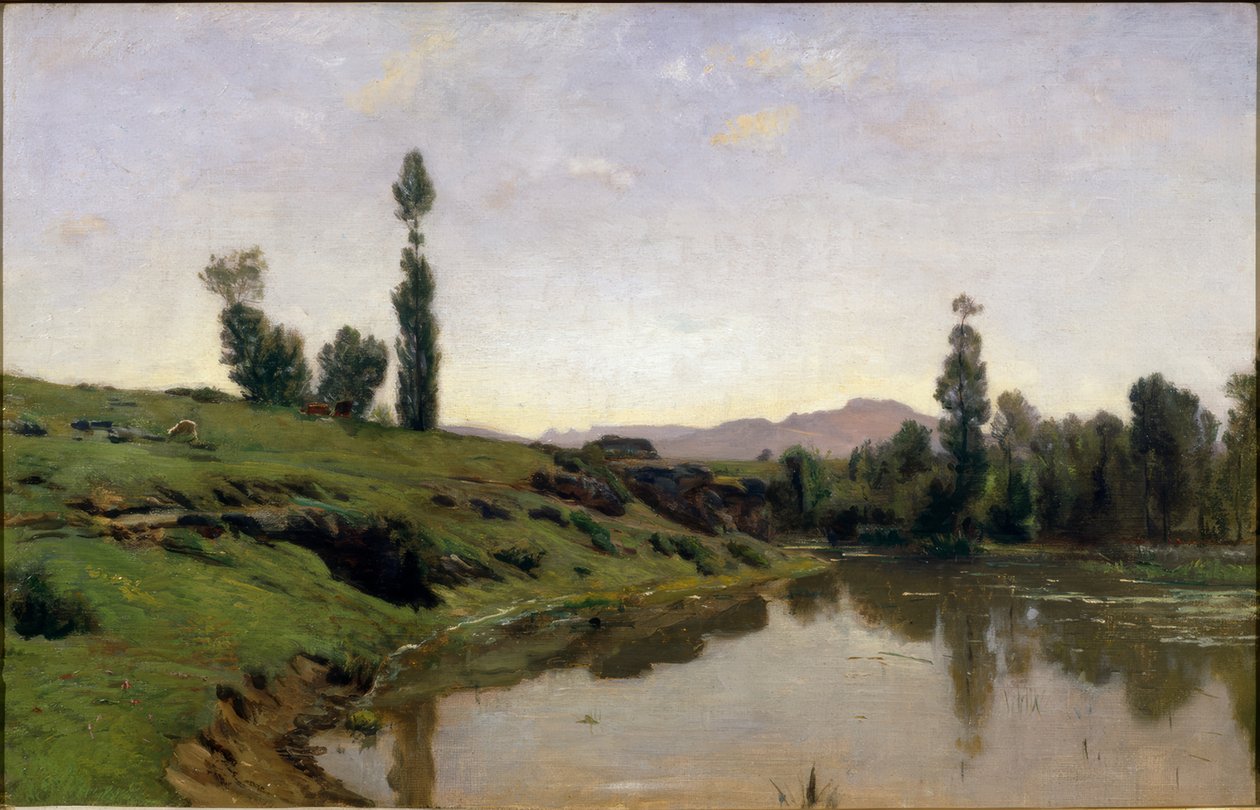 Flussufer bei Artemare II von Barthélemy Menn