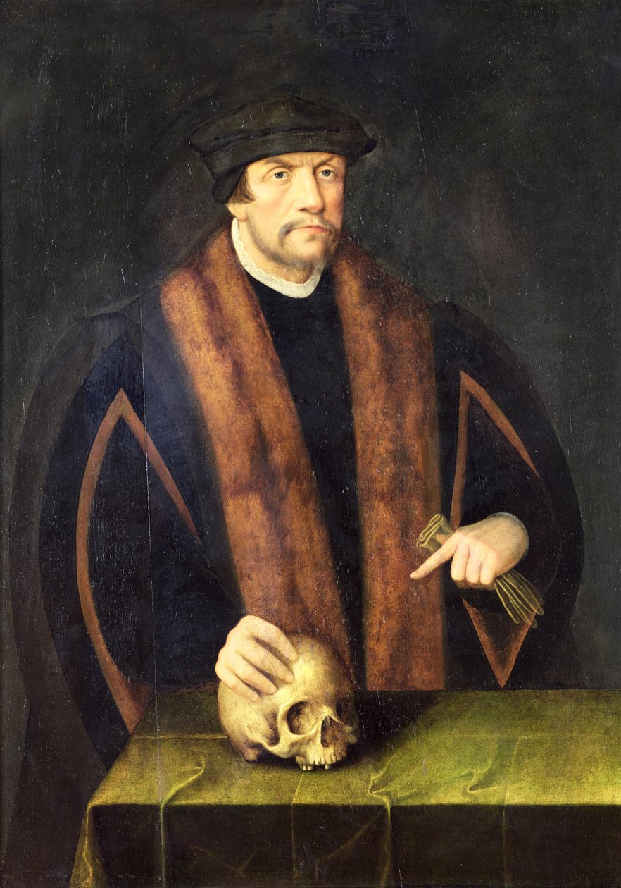 Portrét muže, kolem roku 1550 od Bartholomaeus Bruyn