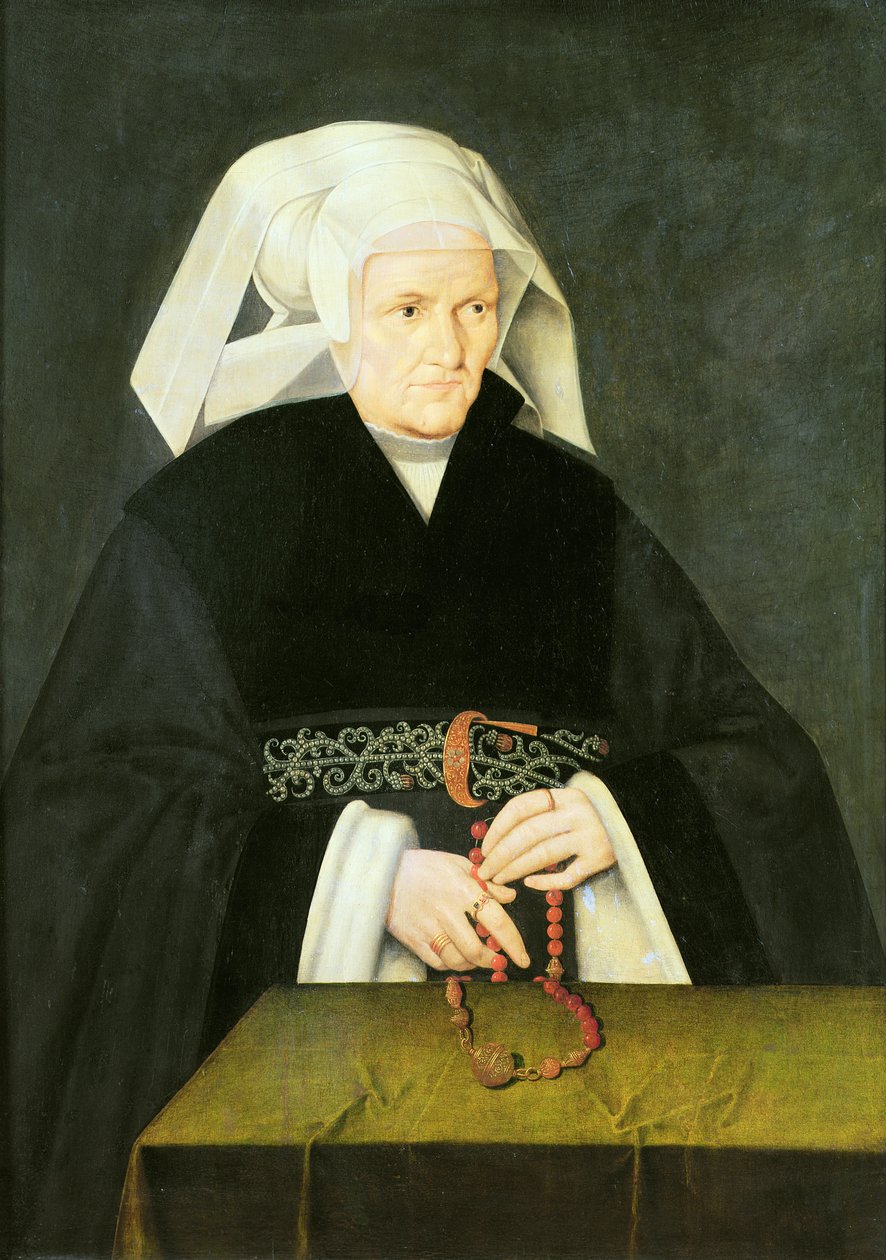 Portrét ženy, kolem roku 1550 od Bartholomaeus Bruyn