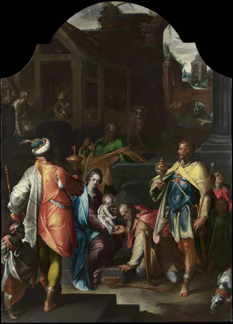 Klanění králů od Bartholomaeus Spranger