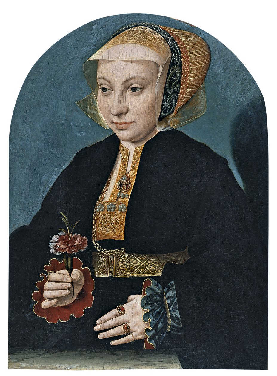 Portrét dámy od Bartholomaeus Bruyn