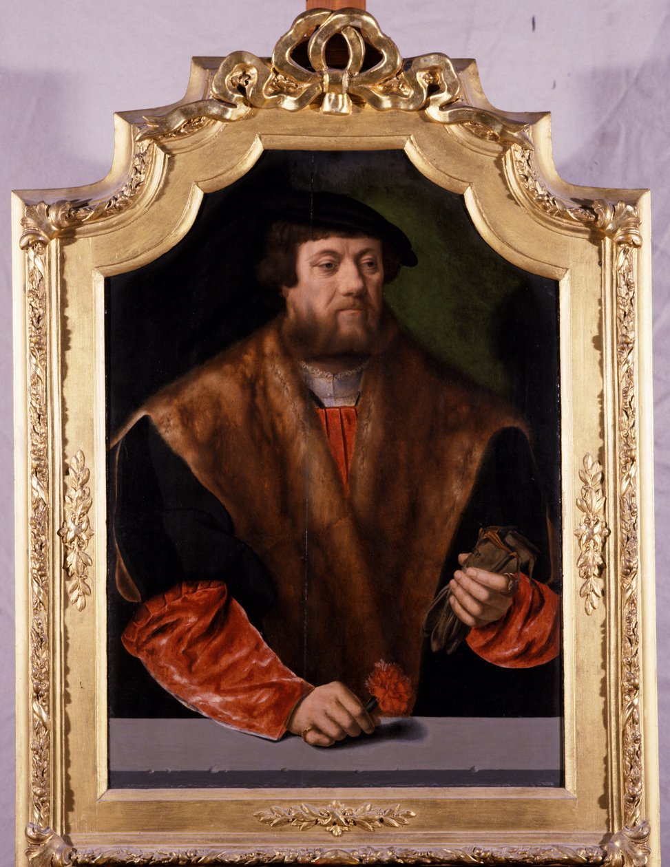 Portrét šlechtice, 1544 od Bartholomaeus Bruyn
