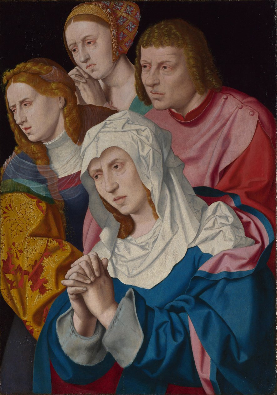 Panna, svatí a svatá žena od Bartholomaeus Bruyn the Elder