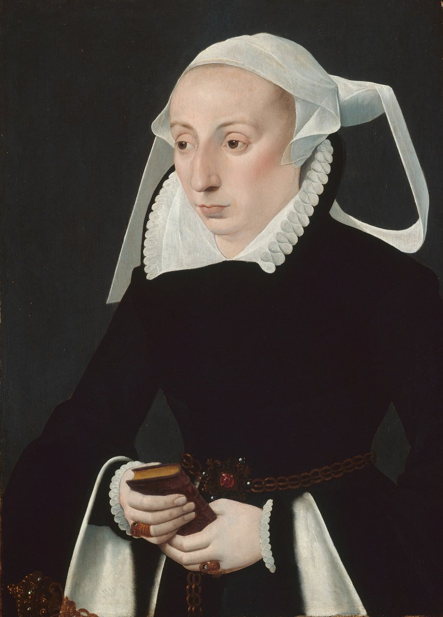 Portrét ženy s modlitební knížkou, 156070. od Bartholomaeus Bruyn the Younger