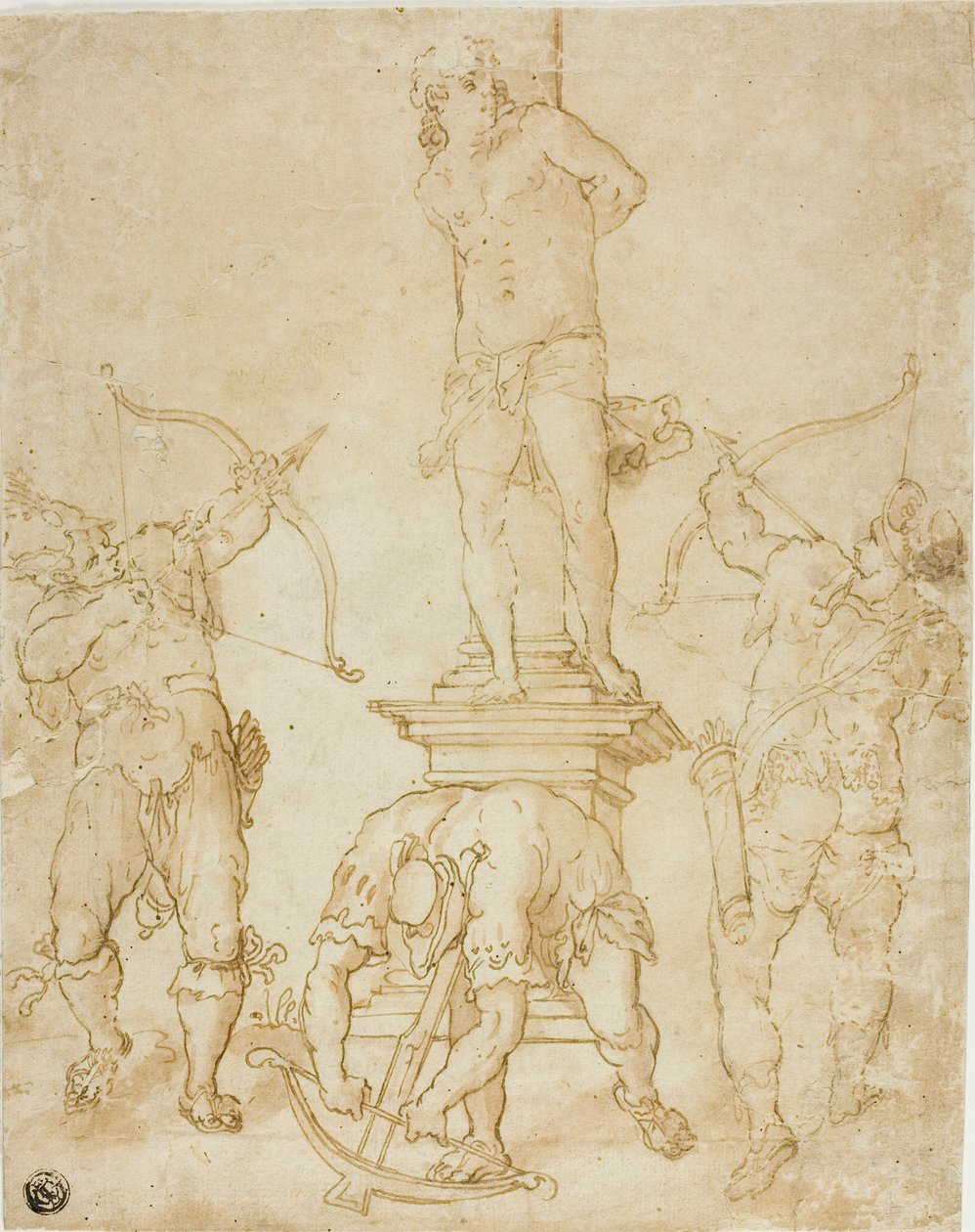 Umučení svatého Šebestiána od Bartholomaeus Spranger