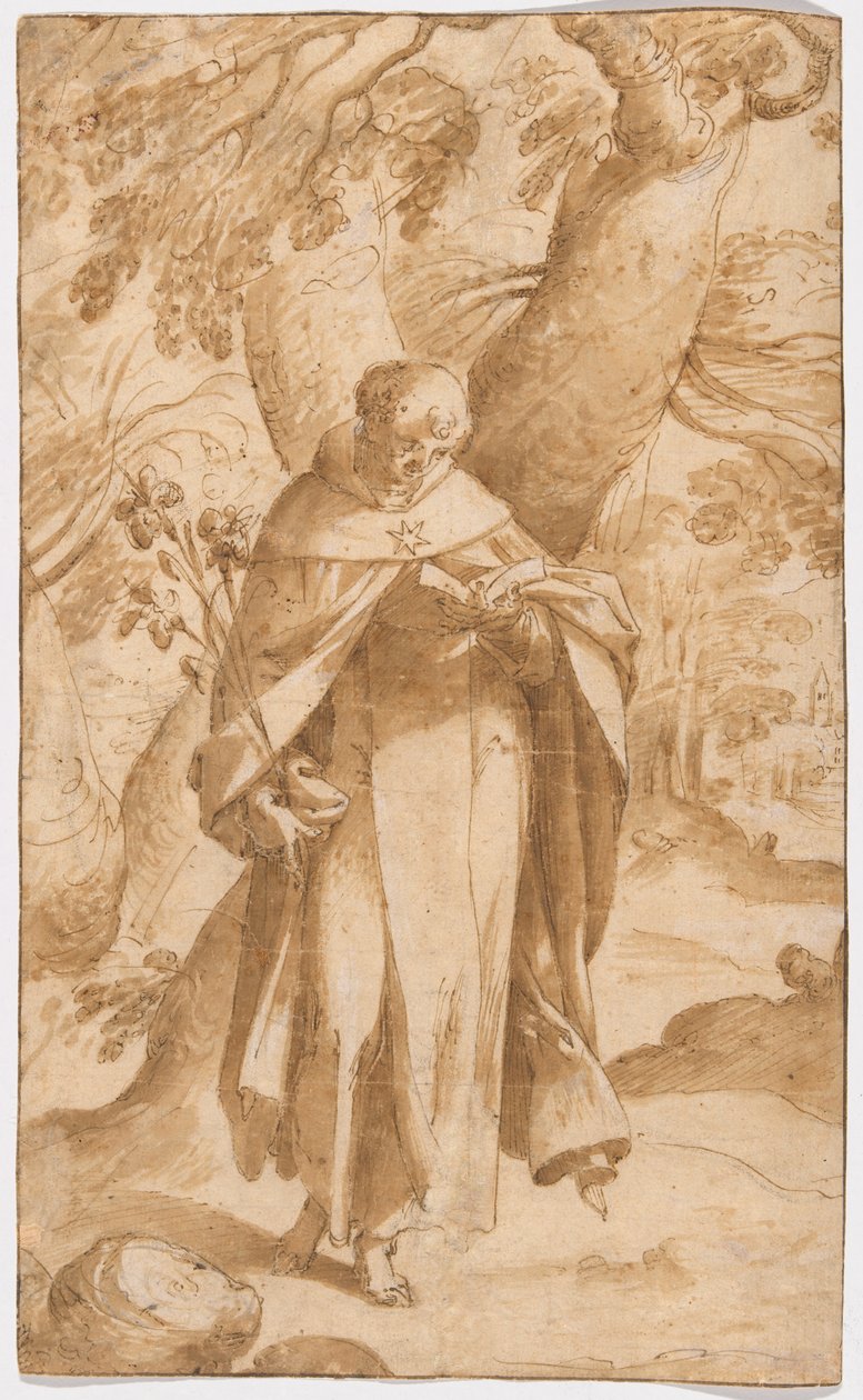 Svatý Dominik Čtení od Bartholomaeus Spranger