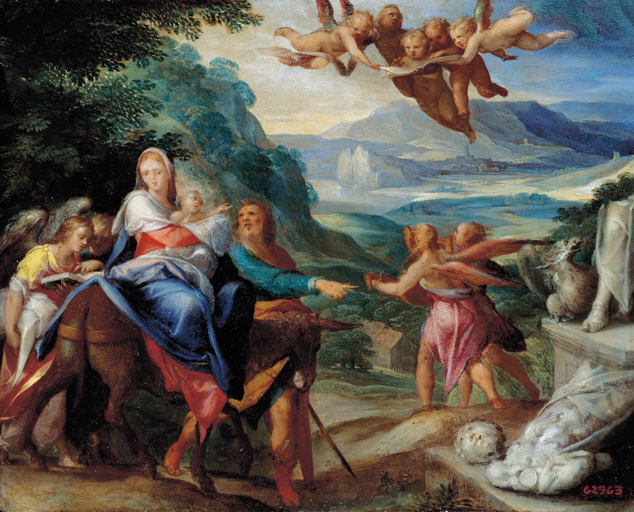 Útěk do Egypta od Bartholomaeus Spranger