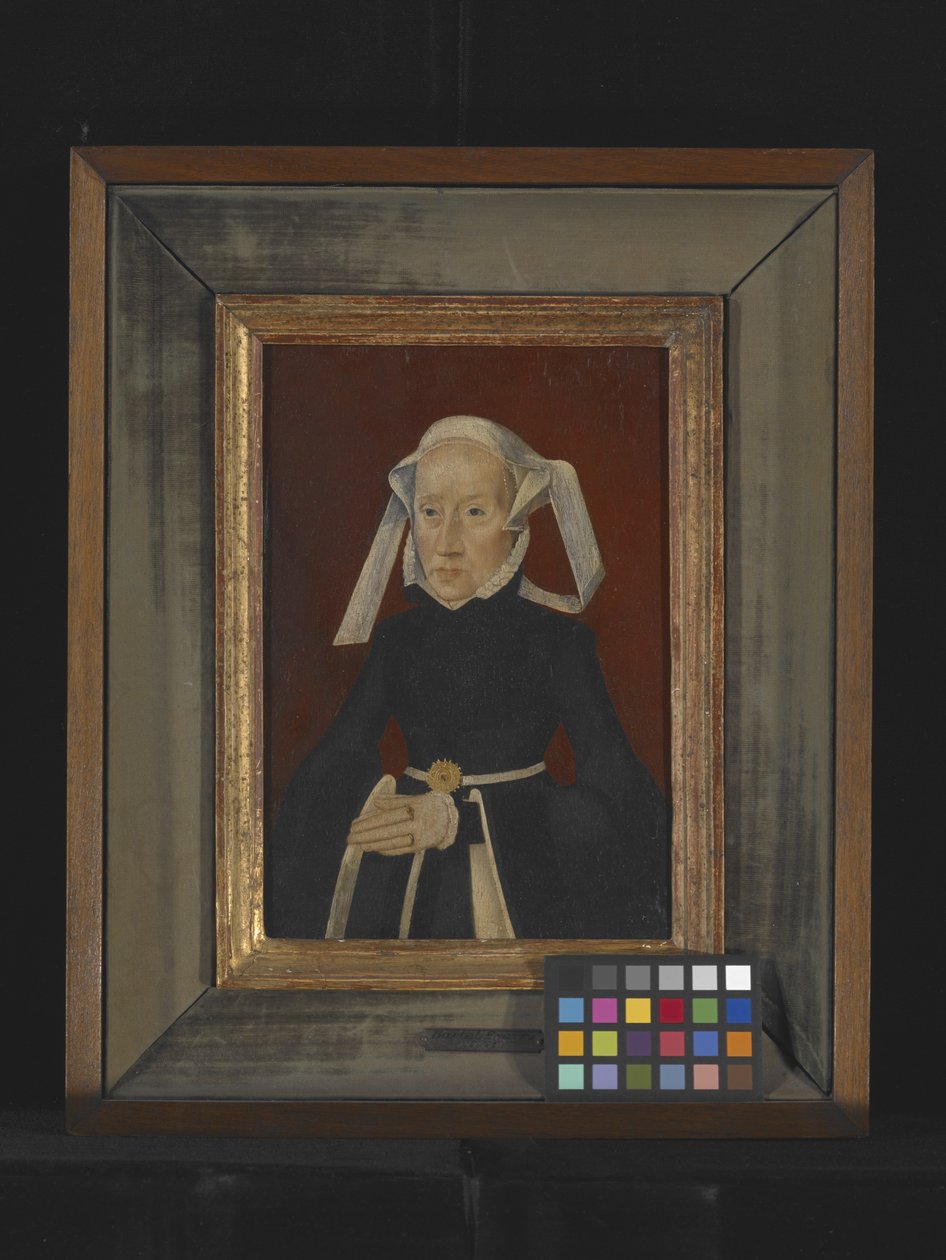 Portrét dámy (olej na dřevě) od Bartholomaeus the Elder Bruyn