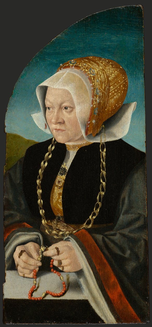 Portrét Sibilly Kesselové, cca 1540 (olej na panelu) od Bartholomaeus the Elder Bruyn