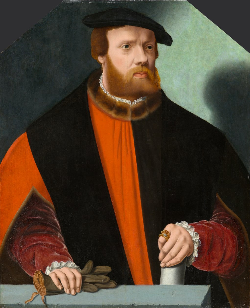 Portrét Heinricha Crüdenera, cca 1580-1590 (olej na panelu) od Bartholomaus the Younger Bruyn