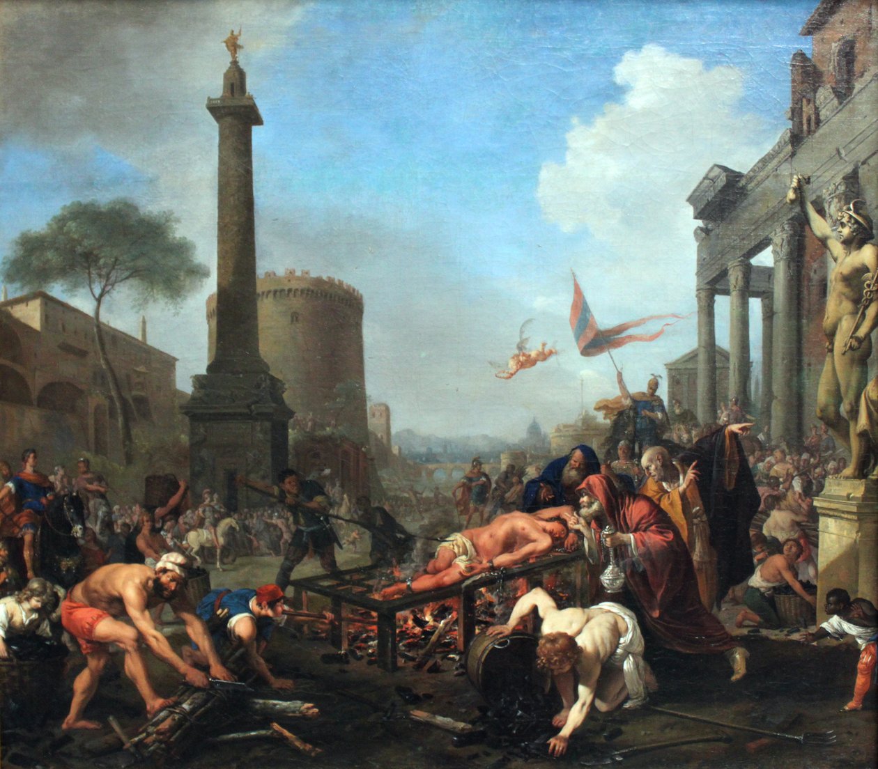 Umučení svatého Vavřince od Bartholomeus Breenbergh