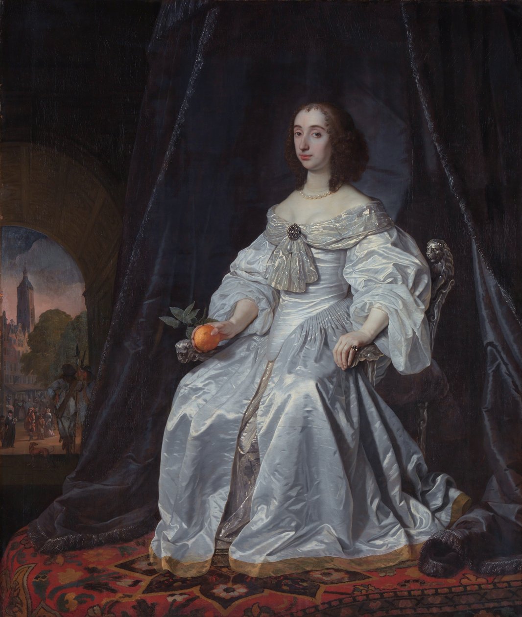 Portrét princezny královny Marie Stuartové (1631–1660) od Bartholomeus van der Helst