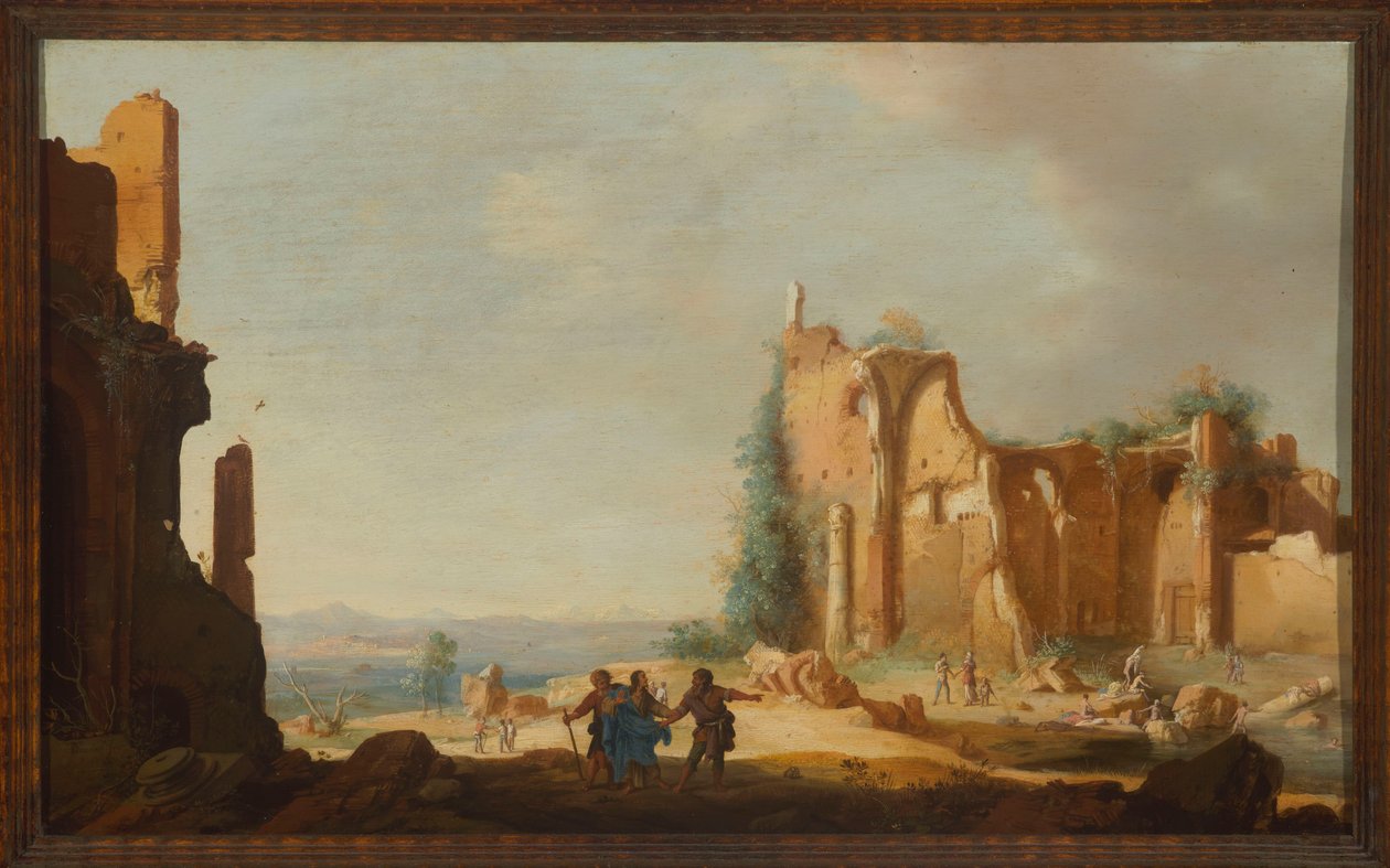 Kristus na cestě do Emauz od Bartholomeus Breenbergh
