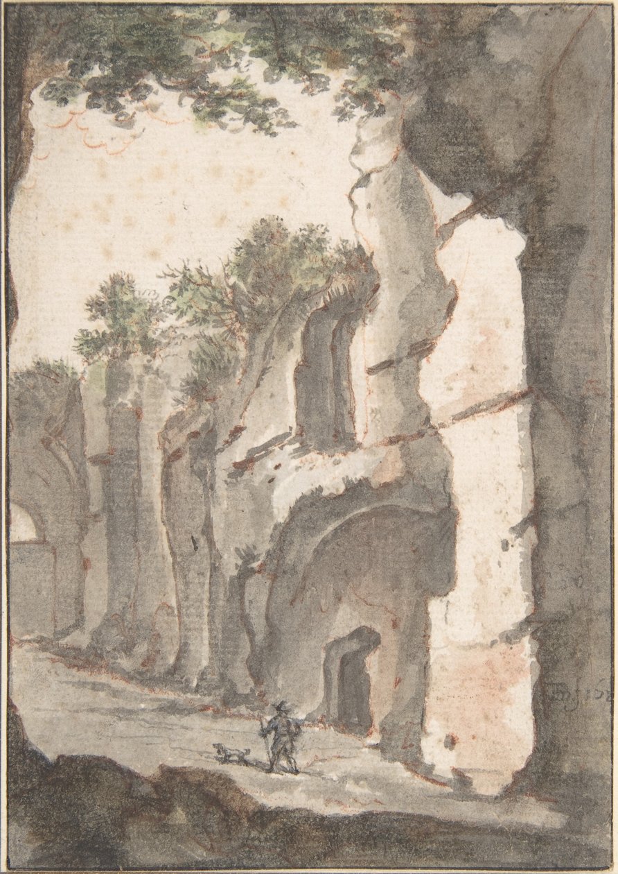 Římský pohled od Bartholomeus Breenbergh