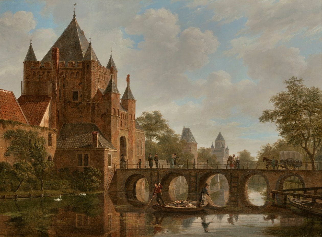 De Grote Houtpoort, Haarlem od Bartholomeus Johannes van Hove
