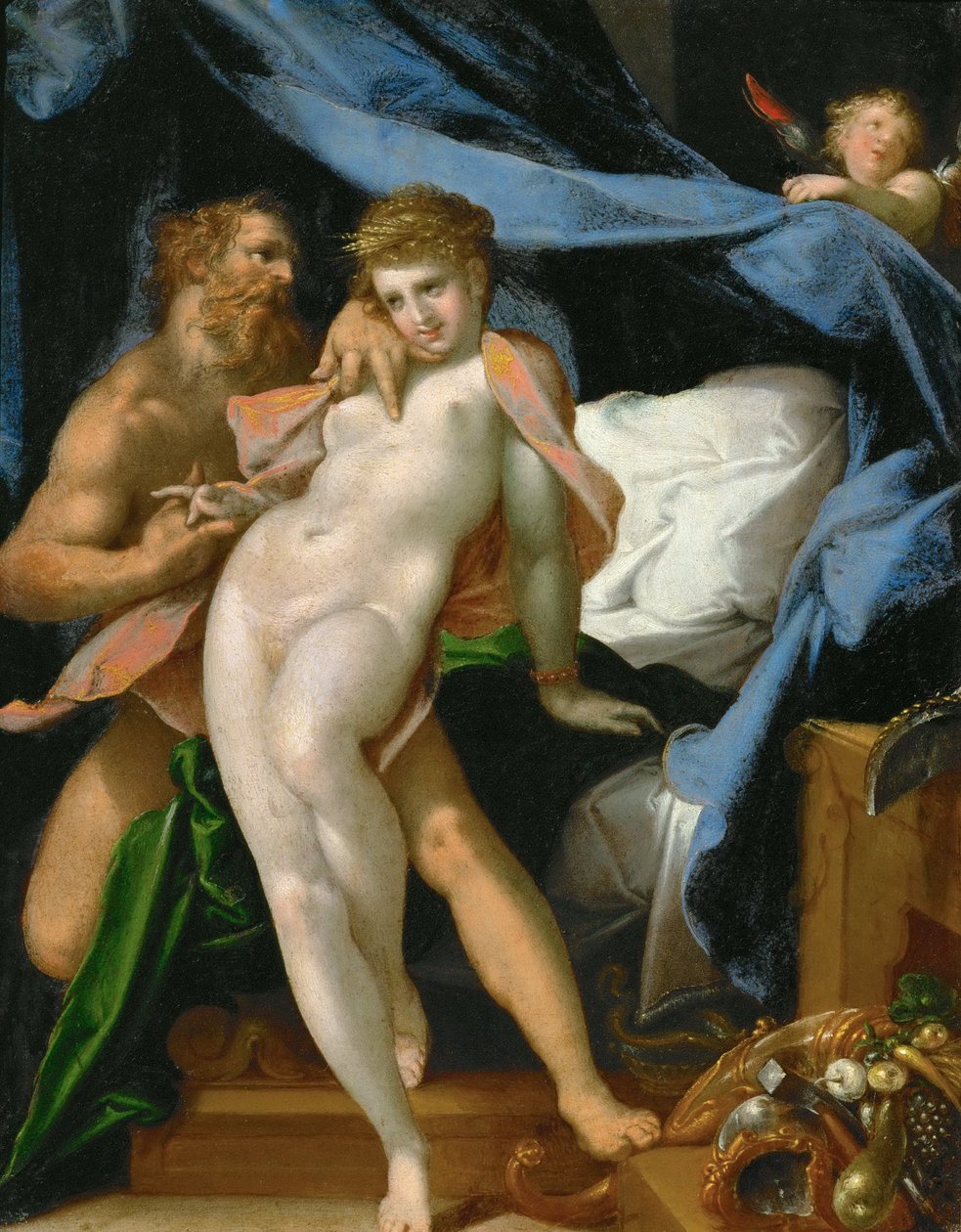 Vulkán a Maia od Bartholomeus Spranger