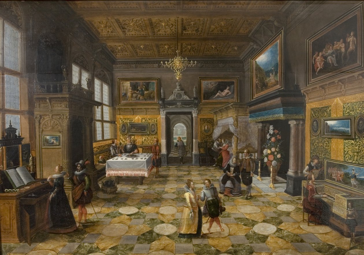 Párty scéna od Bartholomeus van Bassen