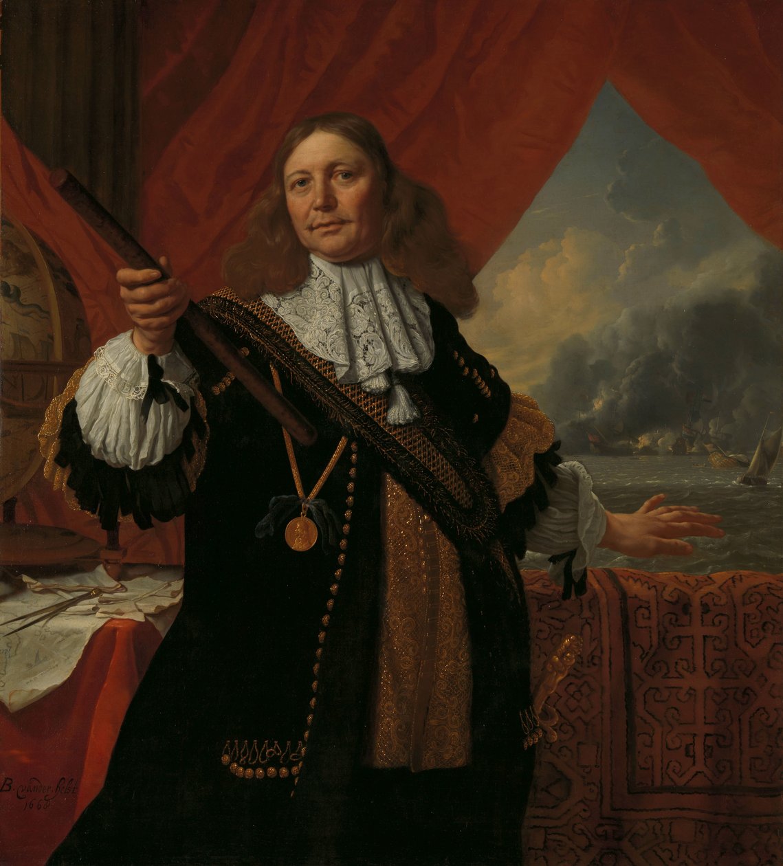 Johan de Liefde (asi 1619-73), viceadmirál od Bartholomeus van der Helst
