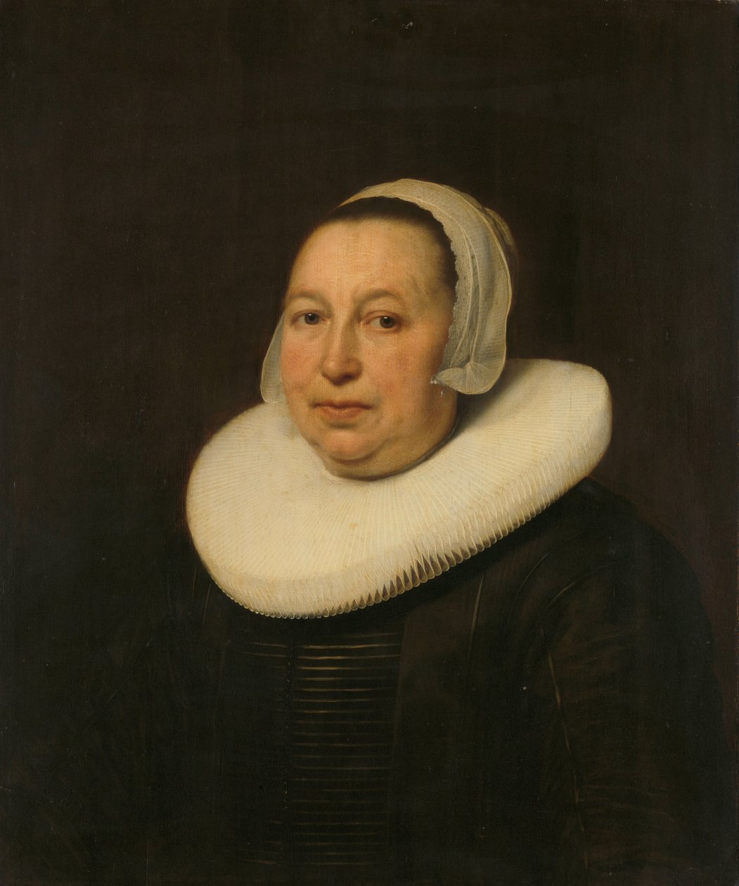 Maria Pietersdr de Leest († 1652), manželka Samuela van Lansbergena od Bartholomeus van der Helst