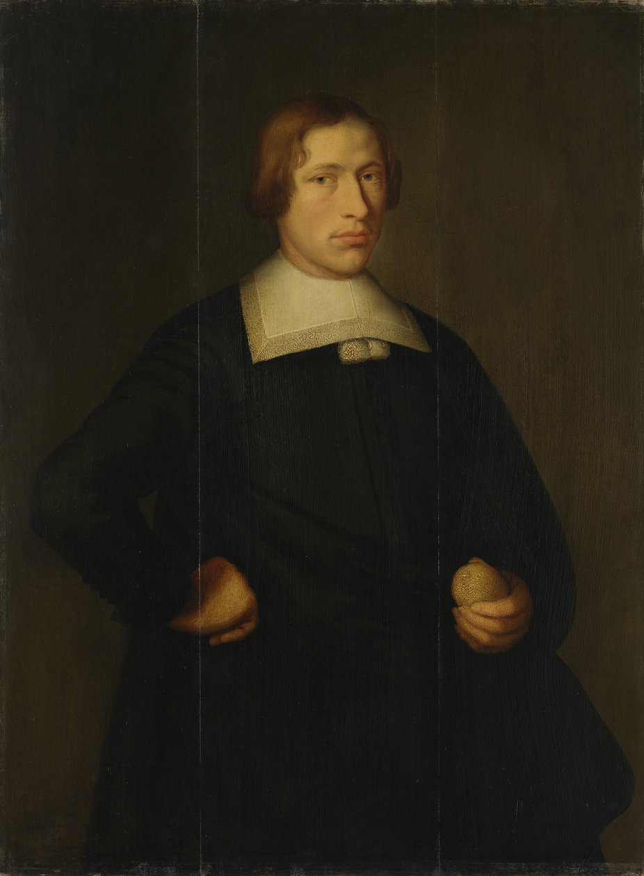 Portrét mladého muže s citronem od Bartholomeus van der Helst