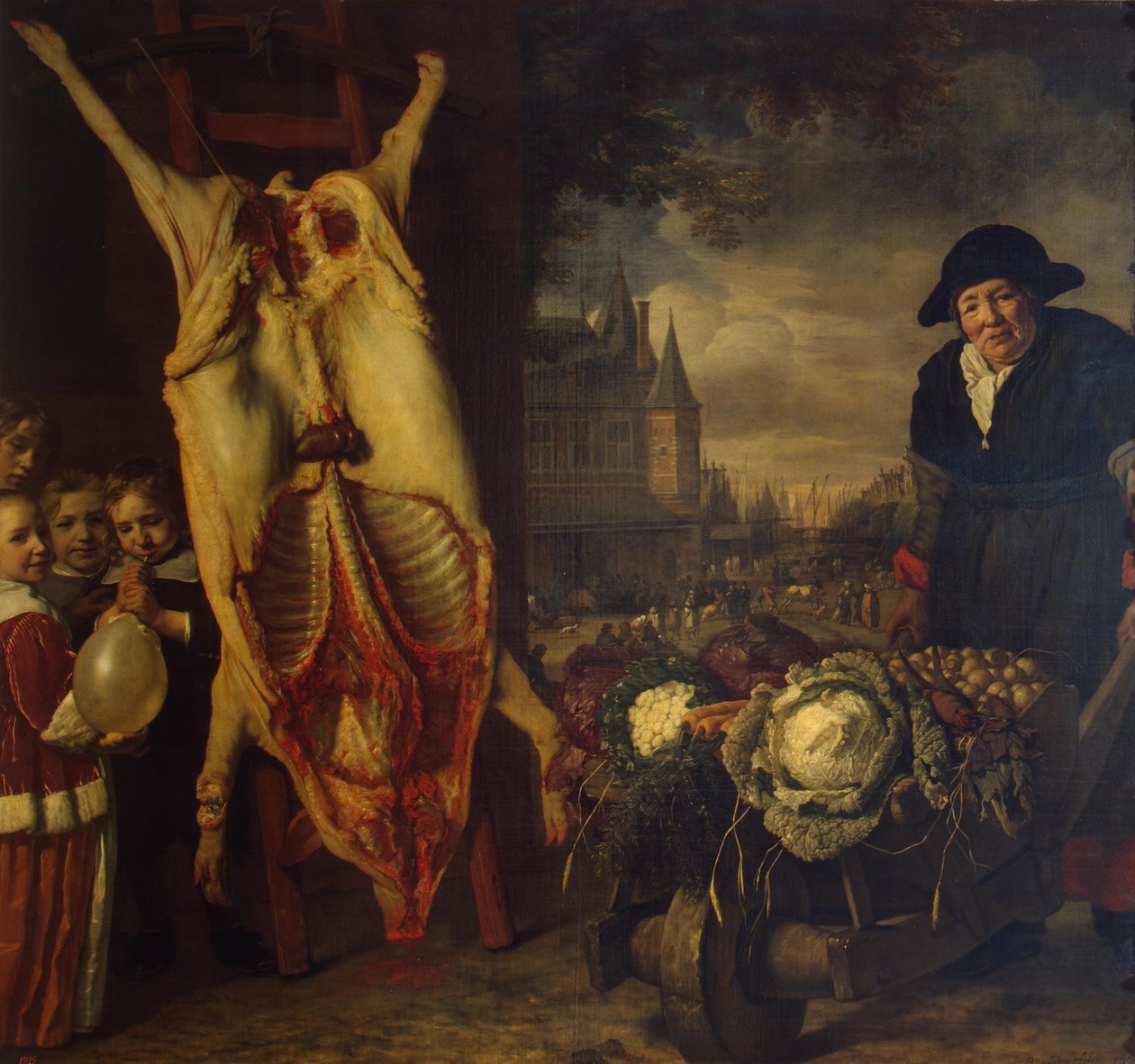 Nieuwmarkt v Amsterdamu od Bartholomeus van der Helst