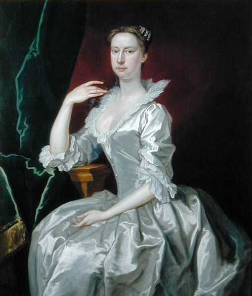 Portrét paní Elizabeth Ingram (olej na plátně) od Bartholomew Dandridge