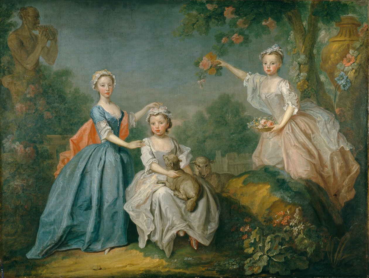 The Ladies Noel, cca 1740 (olej na plátně) od Bartholomew Dandridge