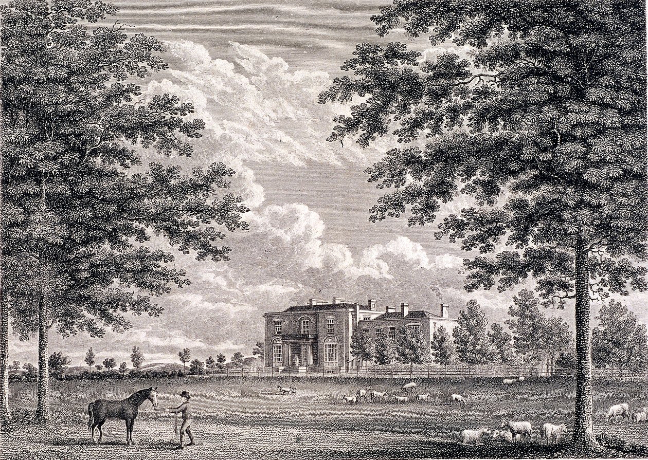 Brockwell Hall, Herne Hill, Lambeth, Londýn, 1820 od Bartholomew Howlett