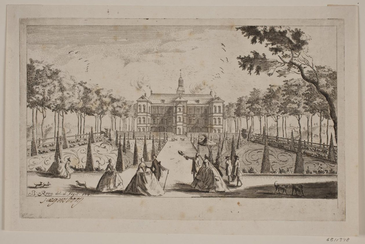 Hrad Jægersborg od Bartholomæus Roque