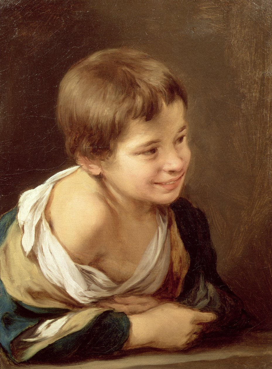 Sedlák opírající se o parapet, 1670-80 od Bartolomé Esteban Murillo