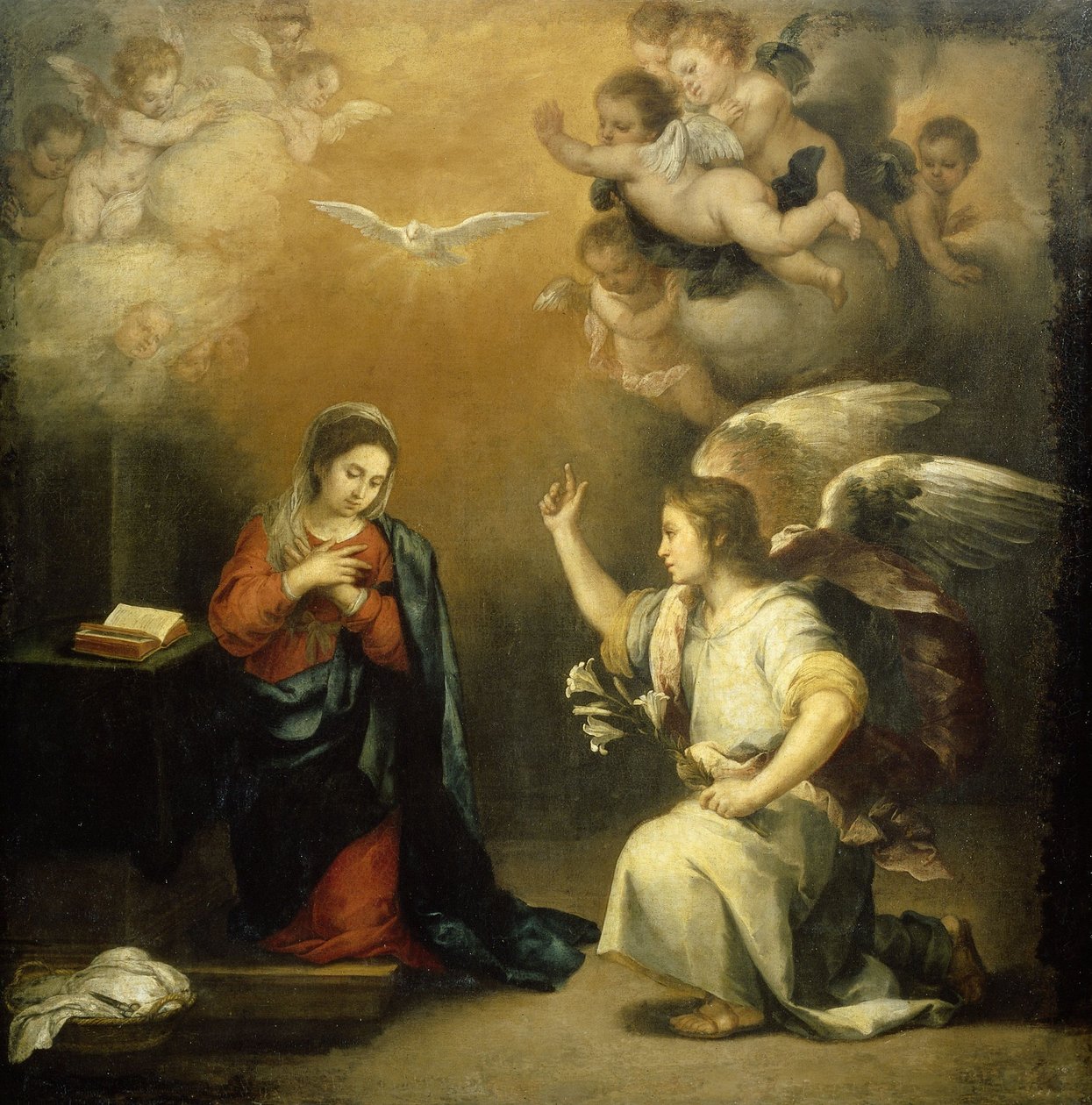 Zvěstování od Bartolomé Esteban Murillo