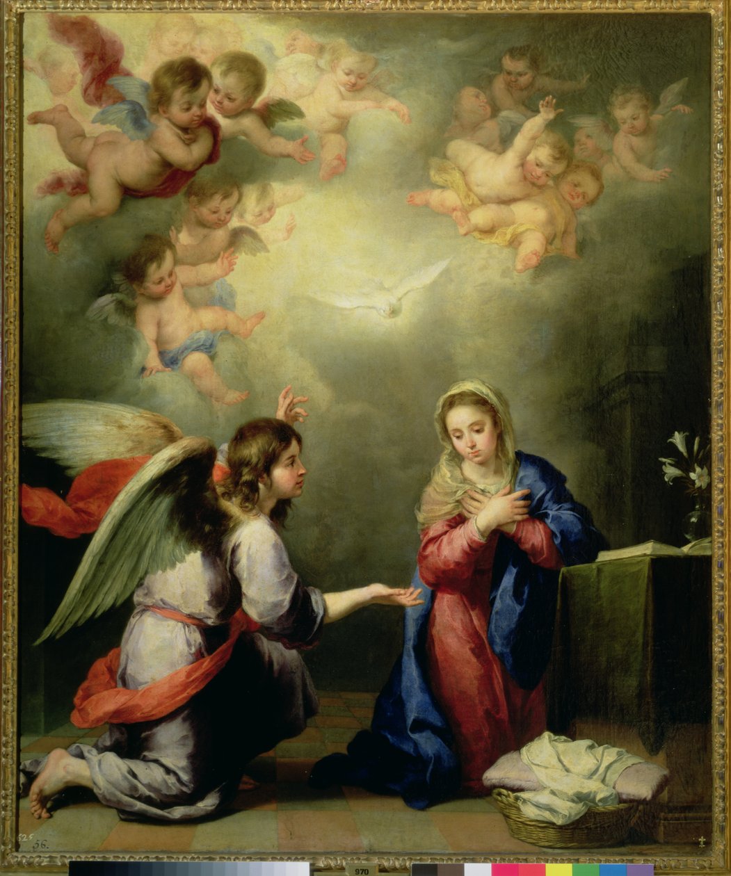 Zvěstování, 17. století od Bartolomé Esteban Murillo