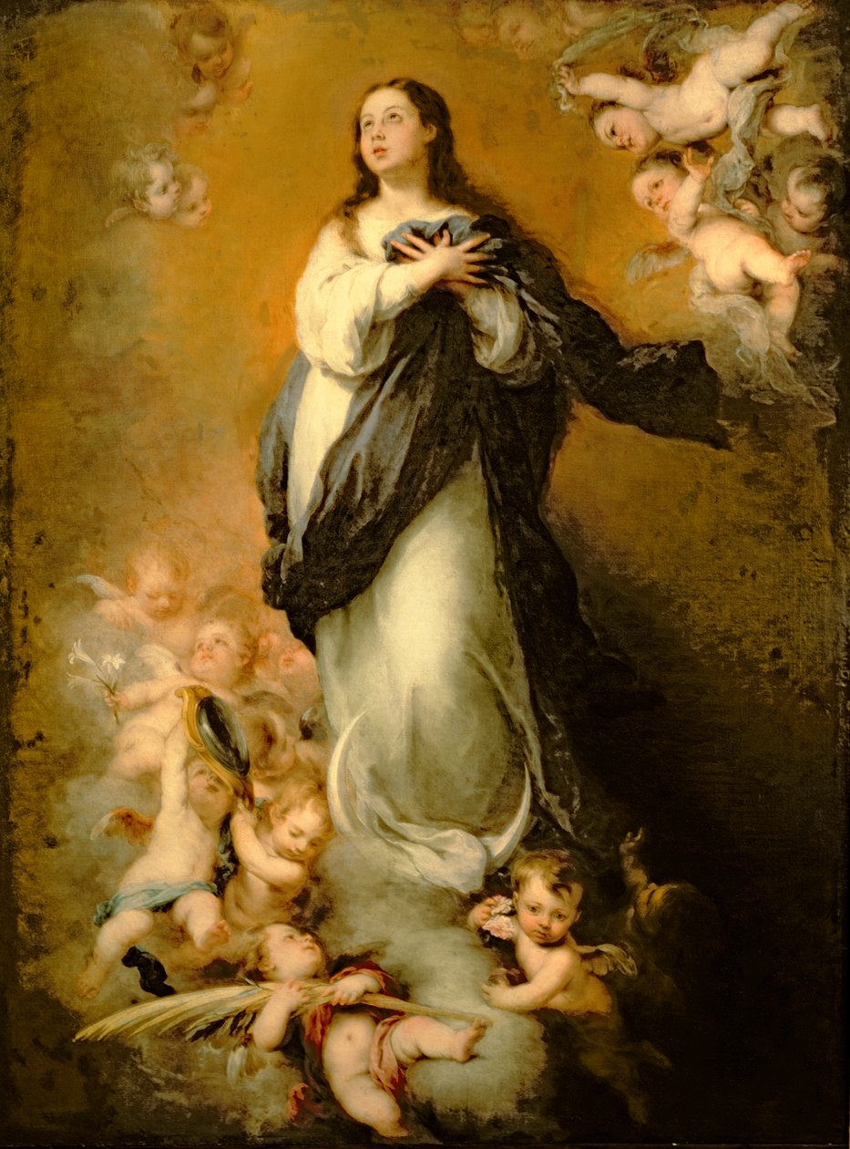 Neposkvrněné početí od Bartolomé Esteban Murillo
