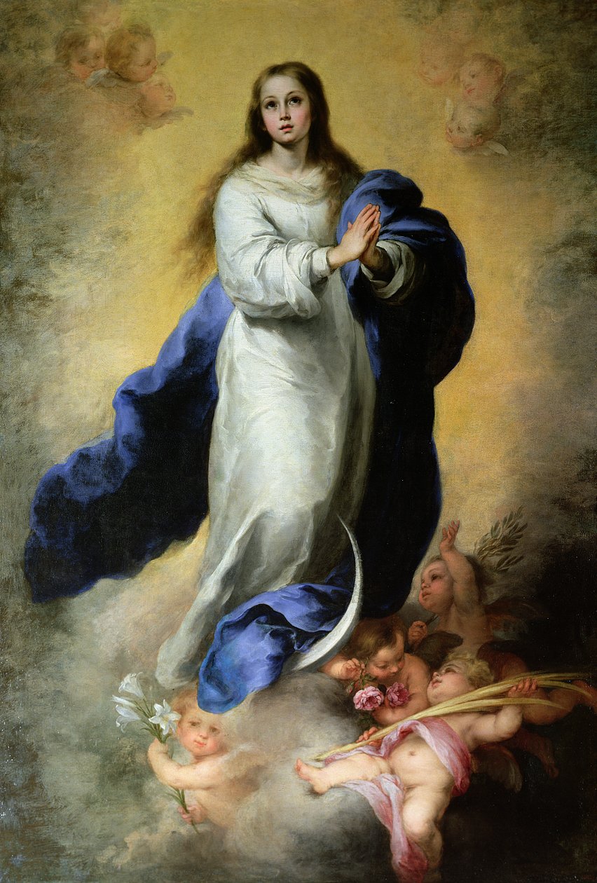 Neposkvrněné početí, 1660-65 od Bartolomé Esteban Murillo