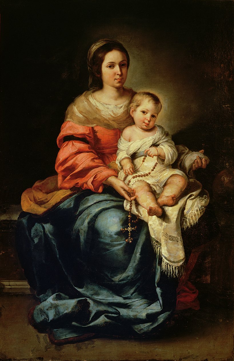 Růžencová Madona od Bartolomé Esteban Murillo