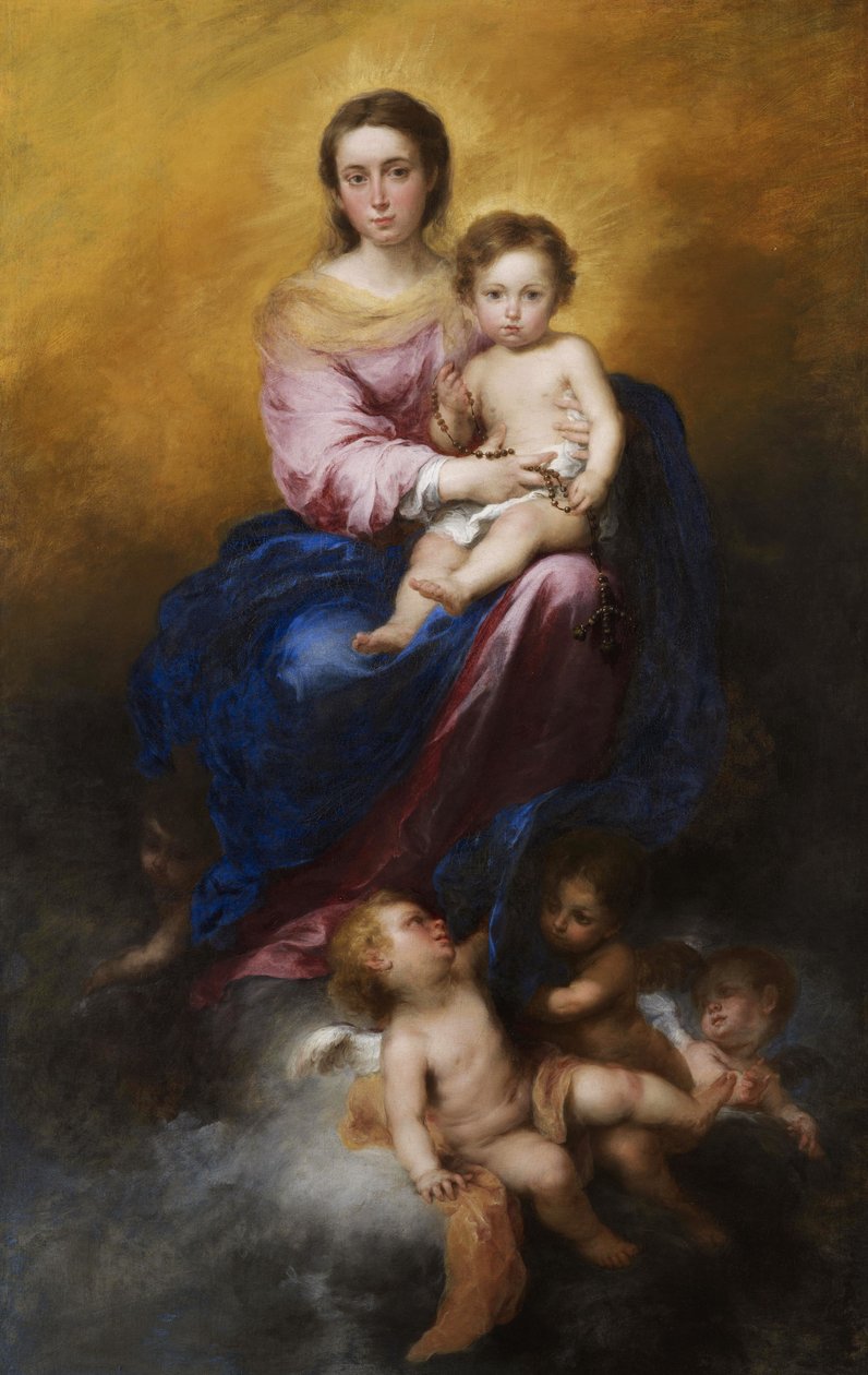 Růžencová madona od Bartolomé Esteban Murillo