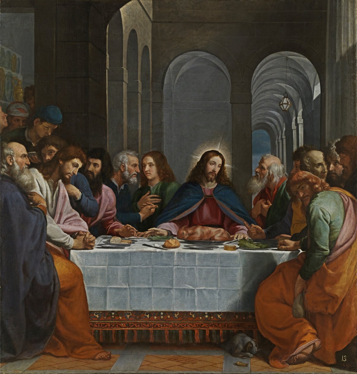 Poslední večeře od Bartolomé Carducho
