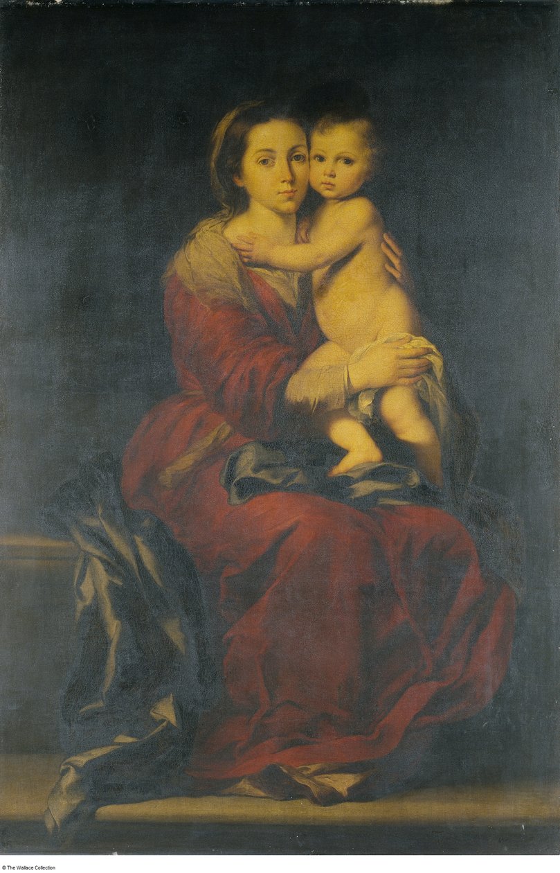 Podle Bartolomé-Estebana Murilla - Panna s dítětem, asi 1660 - asi 1699 od Bartolomé Esteban Murillo