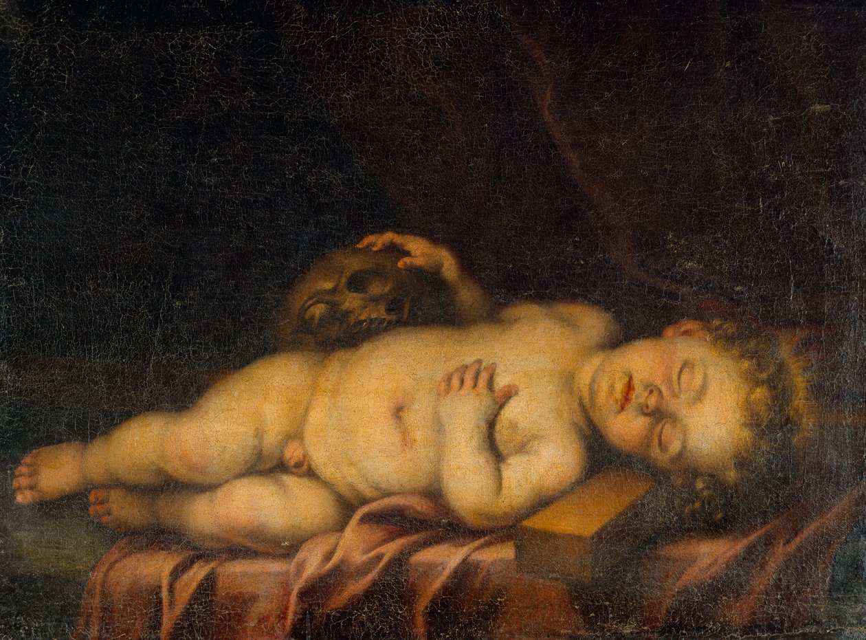 Ježíš Kristus spí na kříži od Bartolomé Esteban Murillo