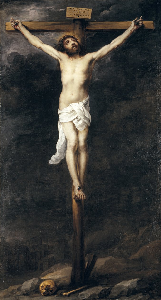 Kristus na kříži, 1660-70 od Bartolomé Esteban Murillo